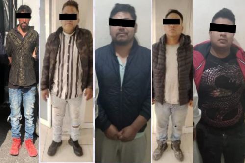 Policía de Toluca recupera cuatro vehículos robados; hay cinco detenidos